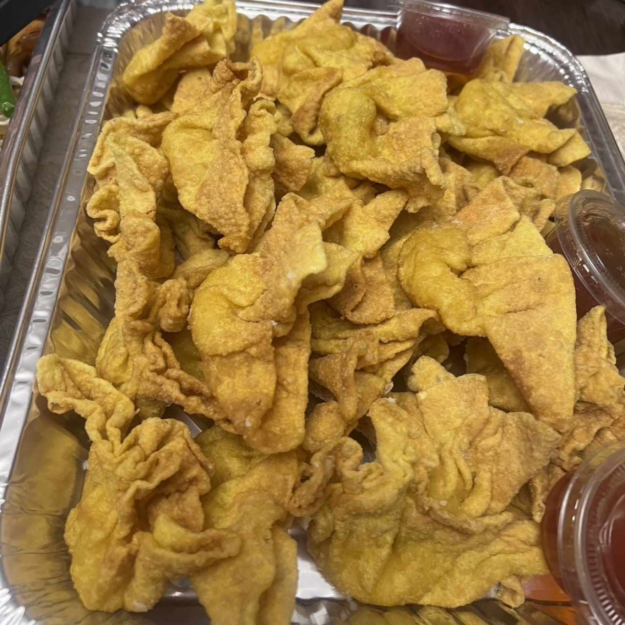 Wanton Frito Relleno de Camarón