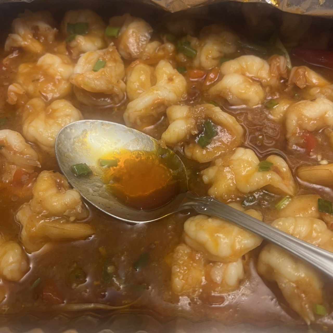 Langostino Estilo Suchuan sin Cascara