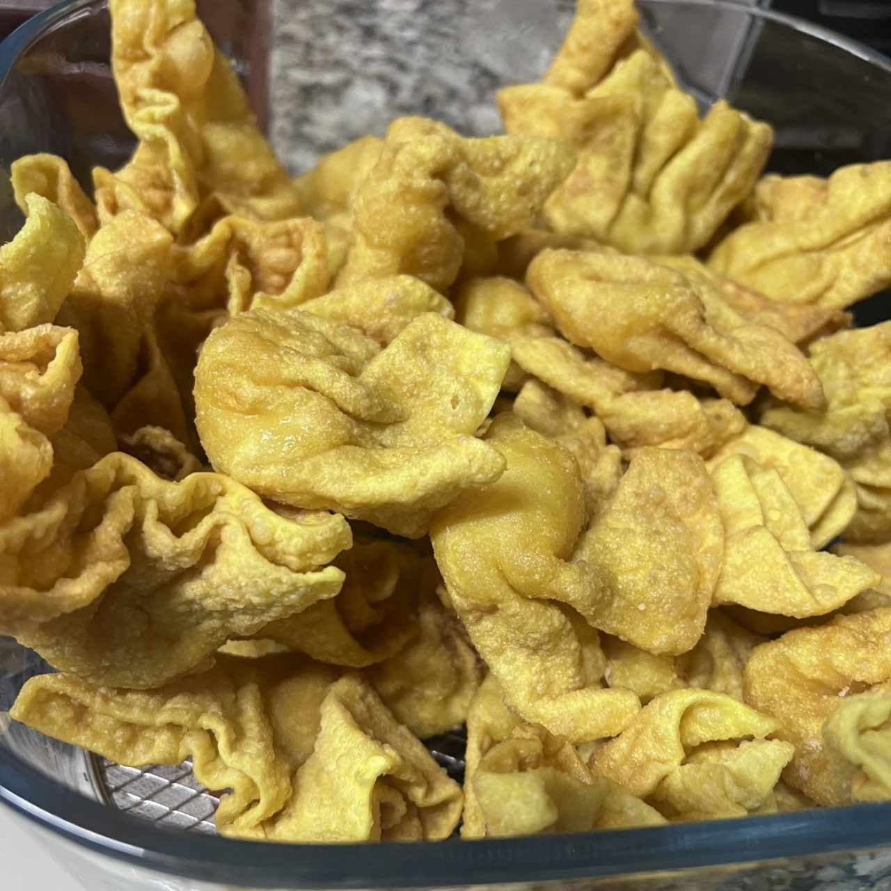 Wanton Frito Relleno de Camarón