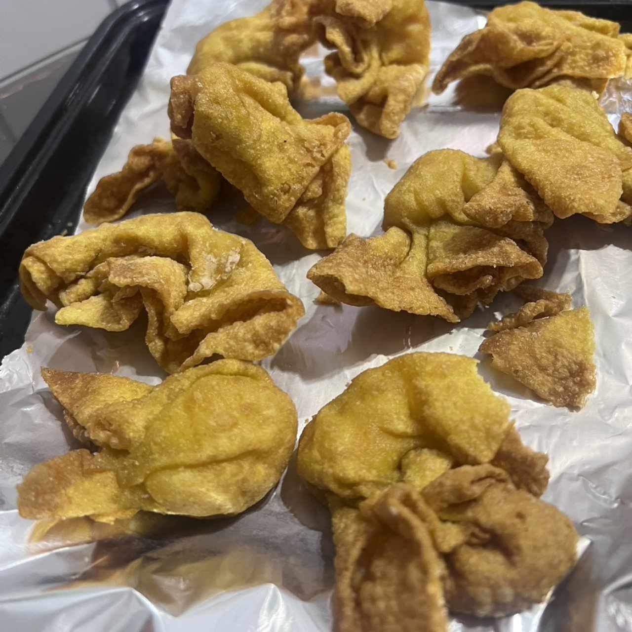 Wanton Frito Relleno de Camarón