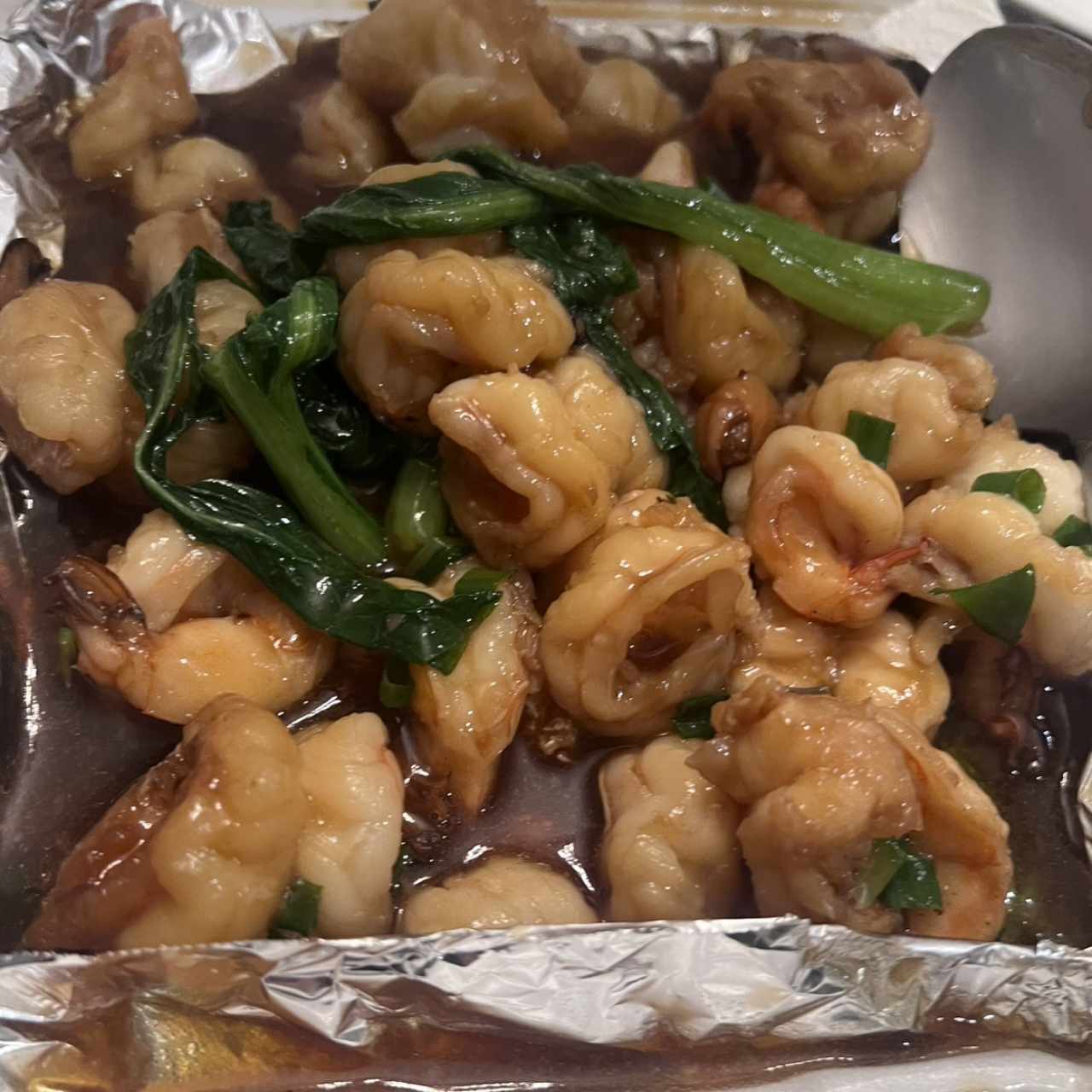 Langostino Estilo Suchuan sin Cascara