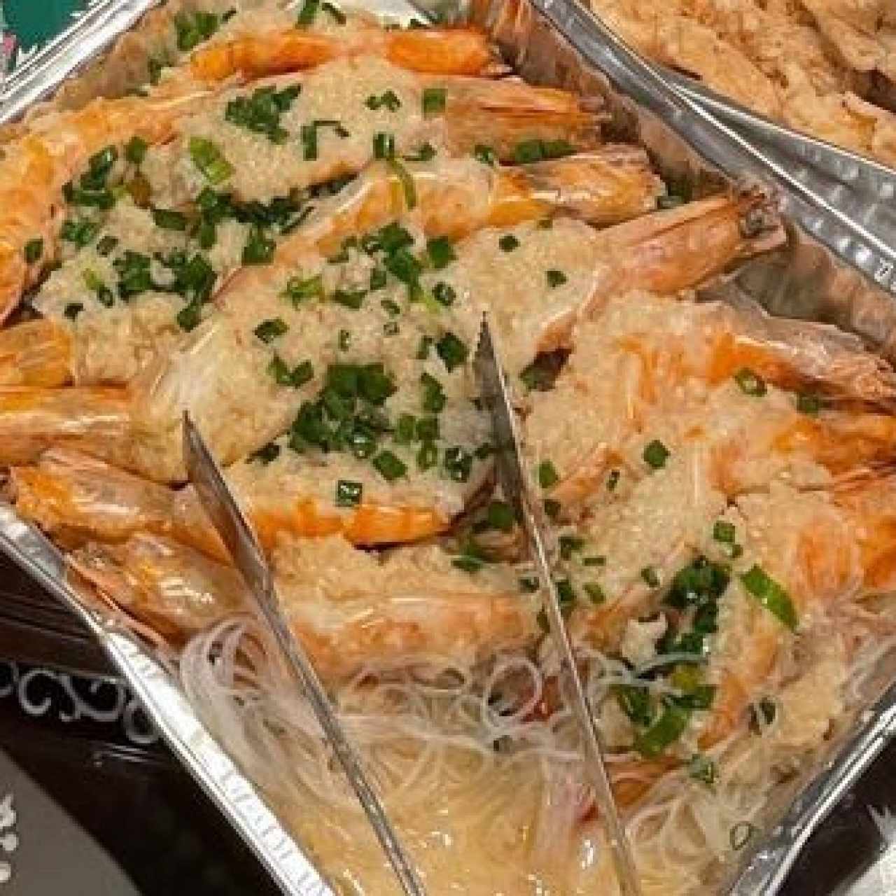 Langostino al Vapor con Ajo