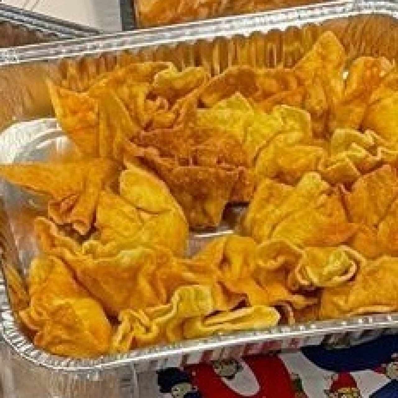 Wanton Frito Relleno de Camarón
