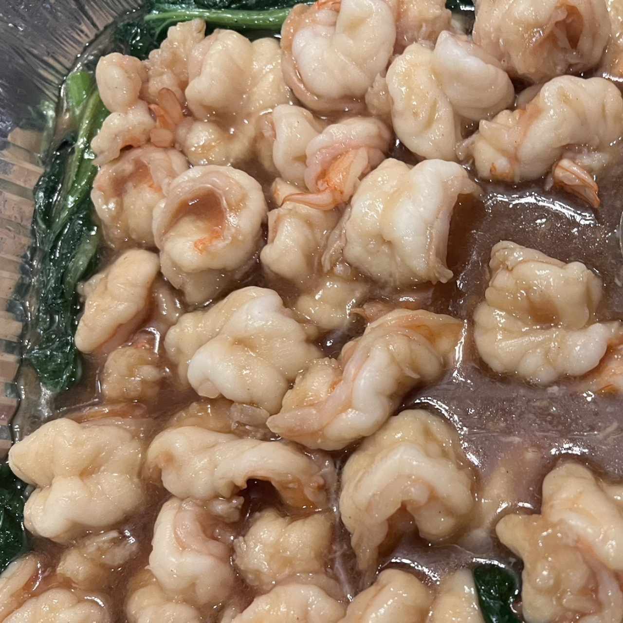Langostino con Salsa de Ostion