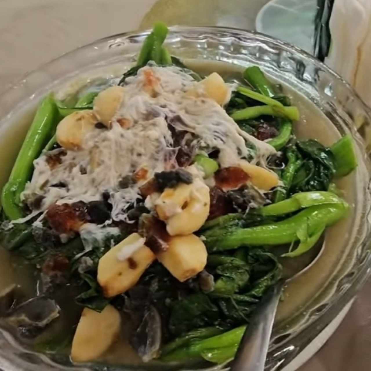 Hoja de Mostaza con Ajo