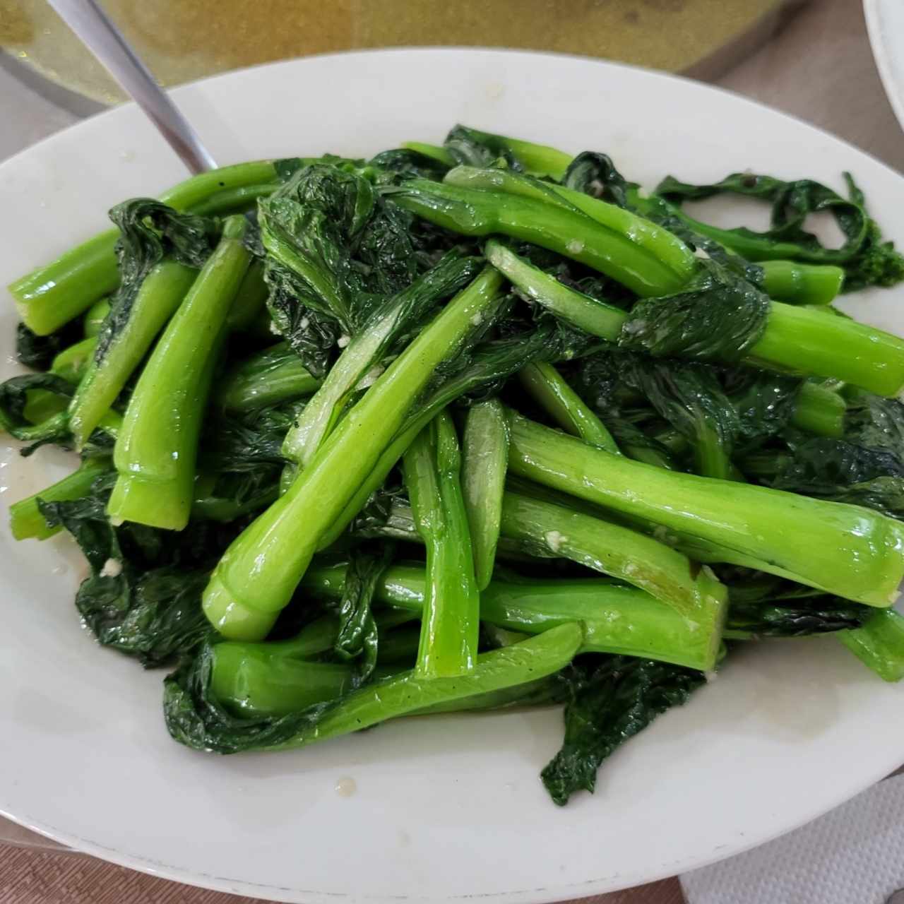 Hoja de Mostaza con Ajo