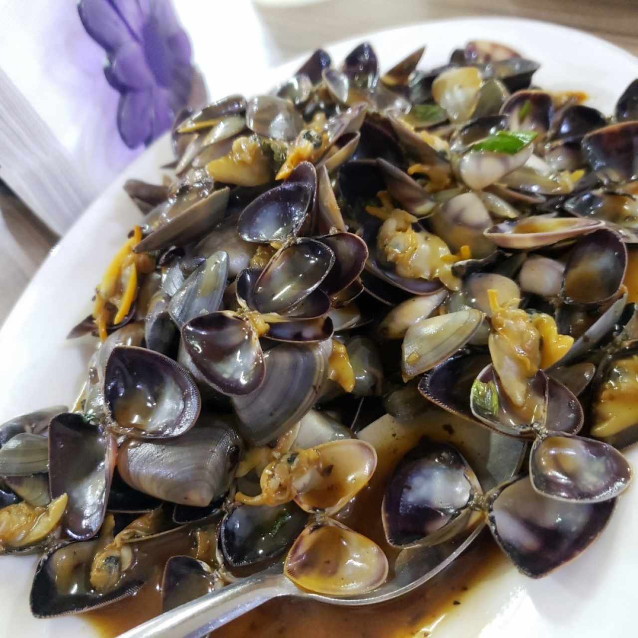 Almeja de Salsa Frijoles Negro