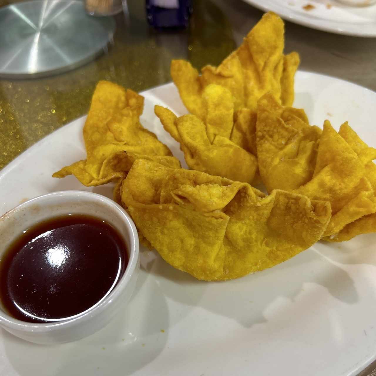Wanton Frito Relleno de Camarón
