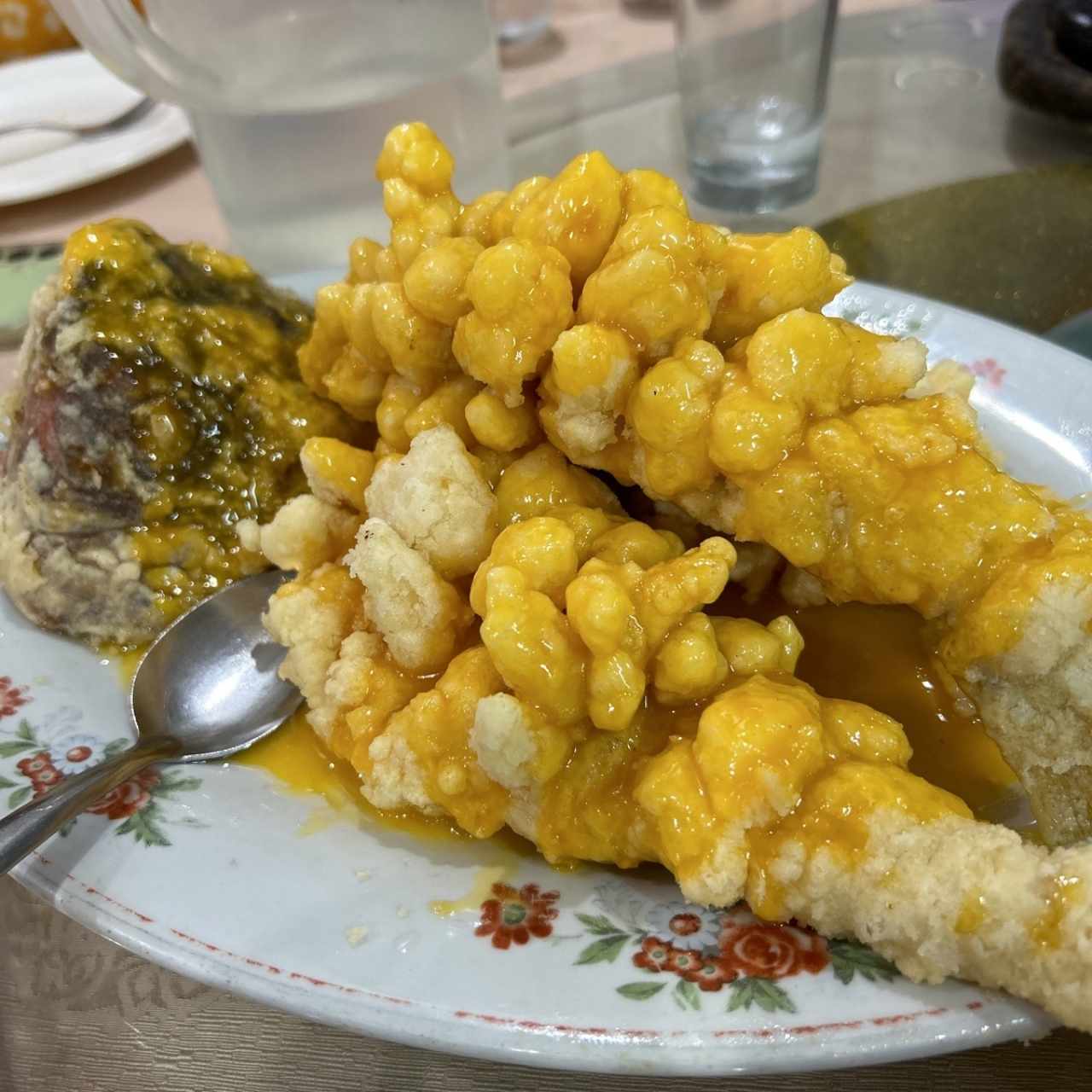 Robalo Racimo de Uvas con Salsa Agridulce