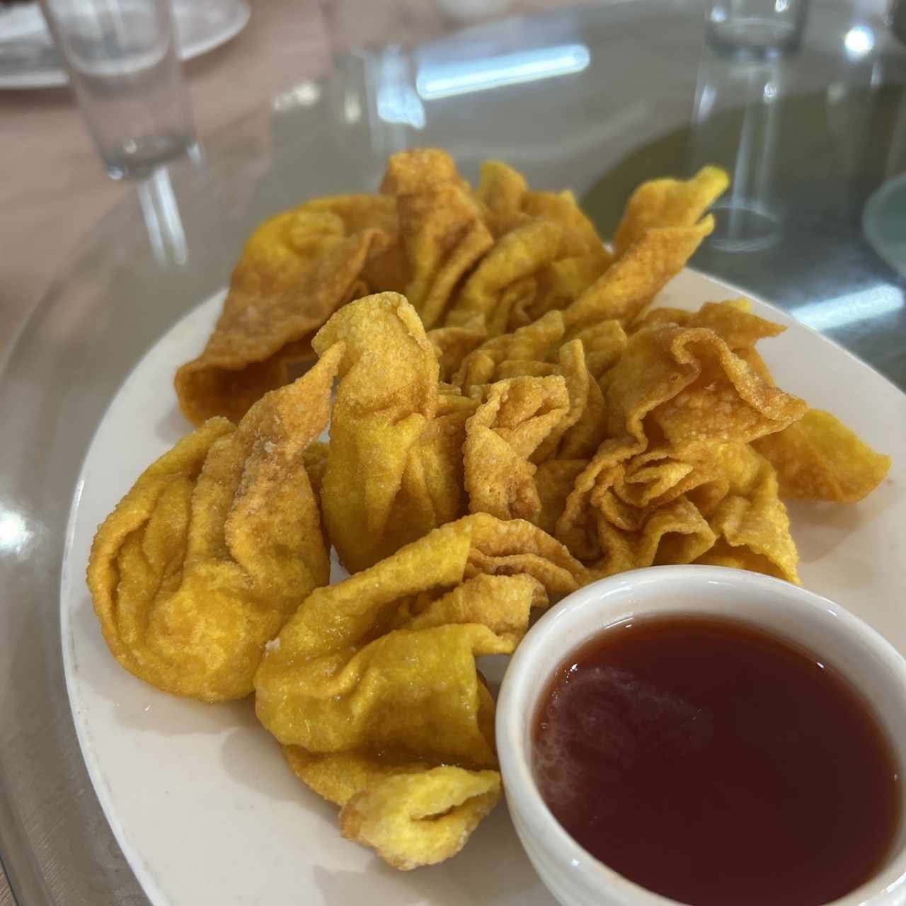 Wanton Frito Relleno de Camarón