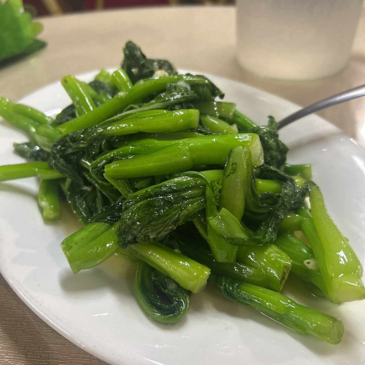 Hoja de Mostaza con Ajo