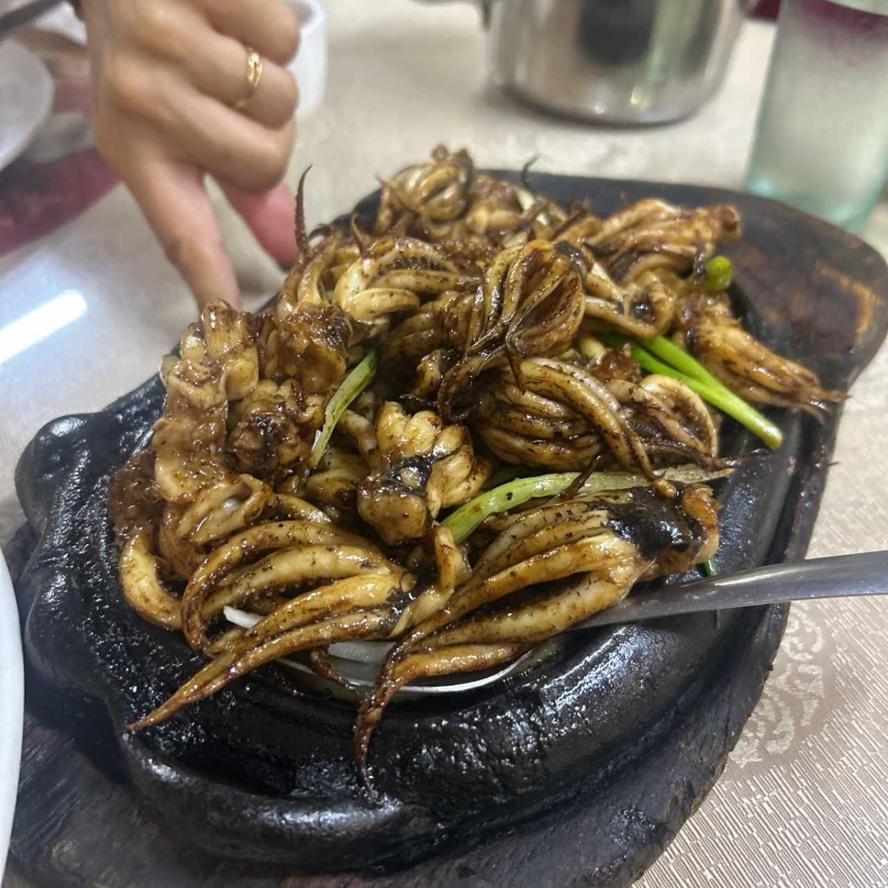 Arañitas a la Plancha