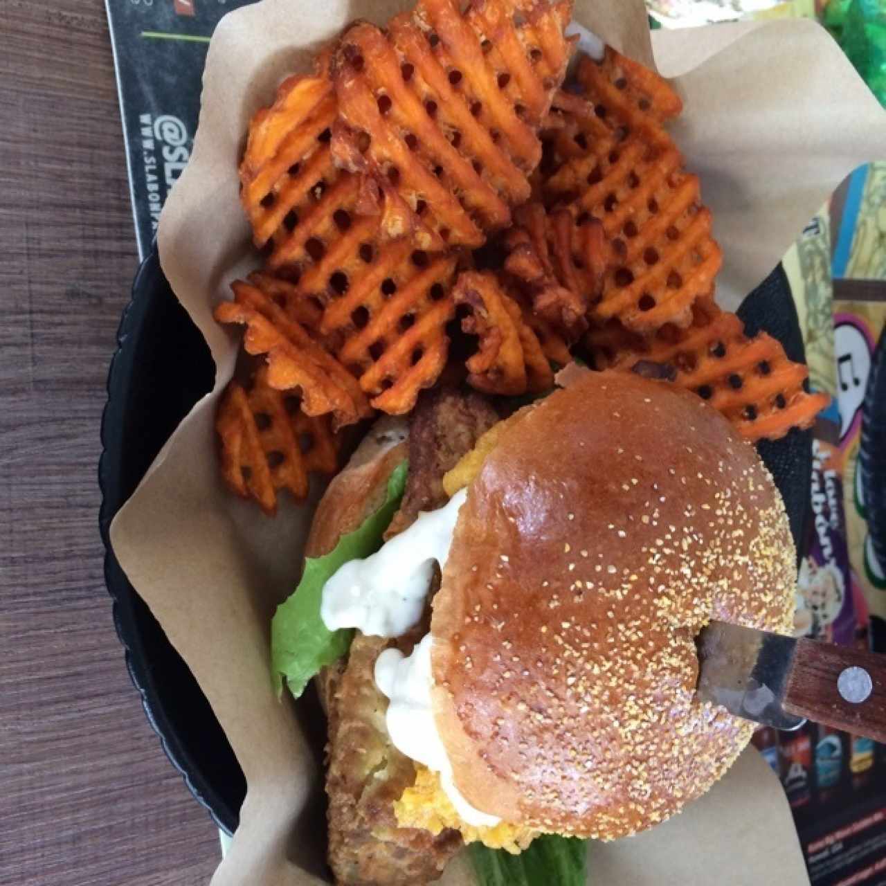 fish burger