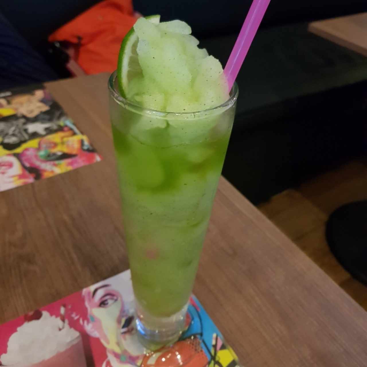 Limonada con hierbabuena 