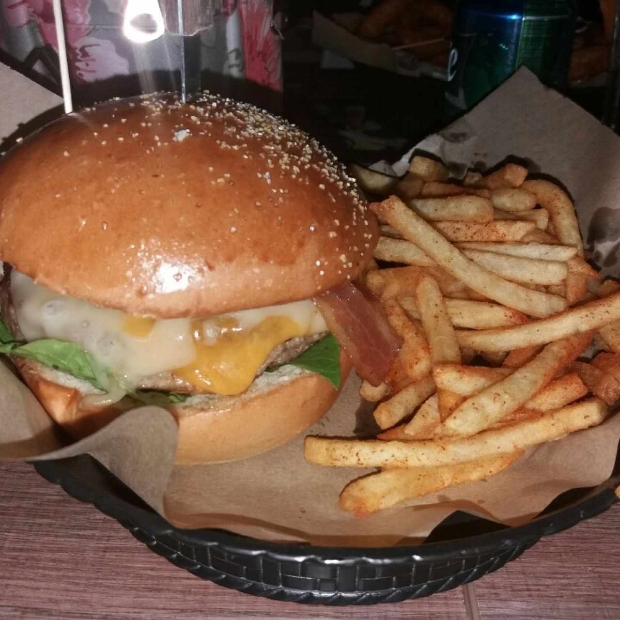 Bacon burger!