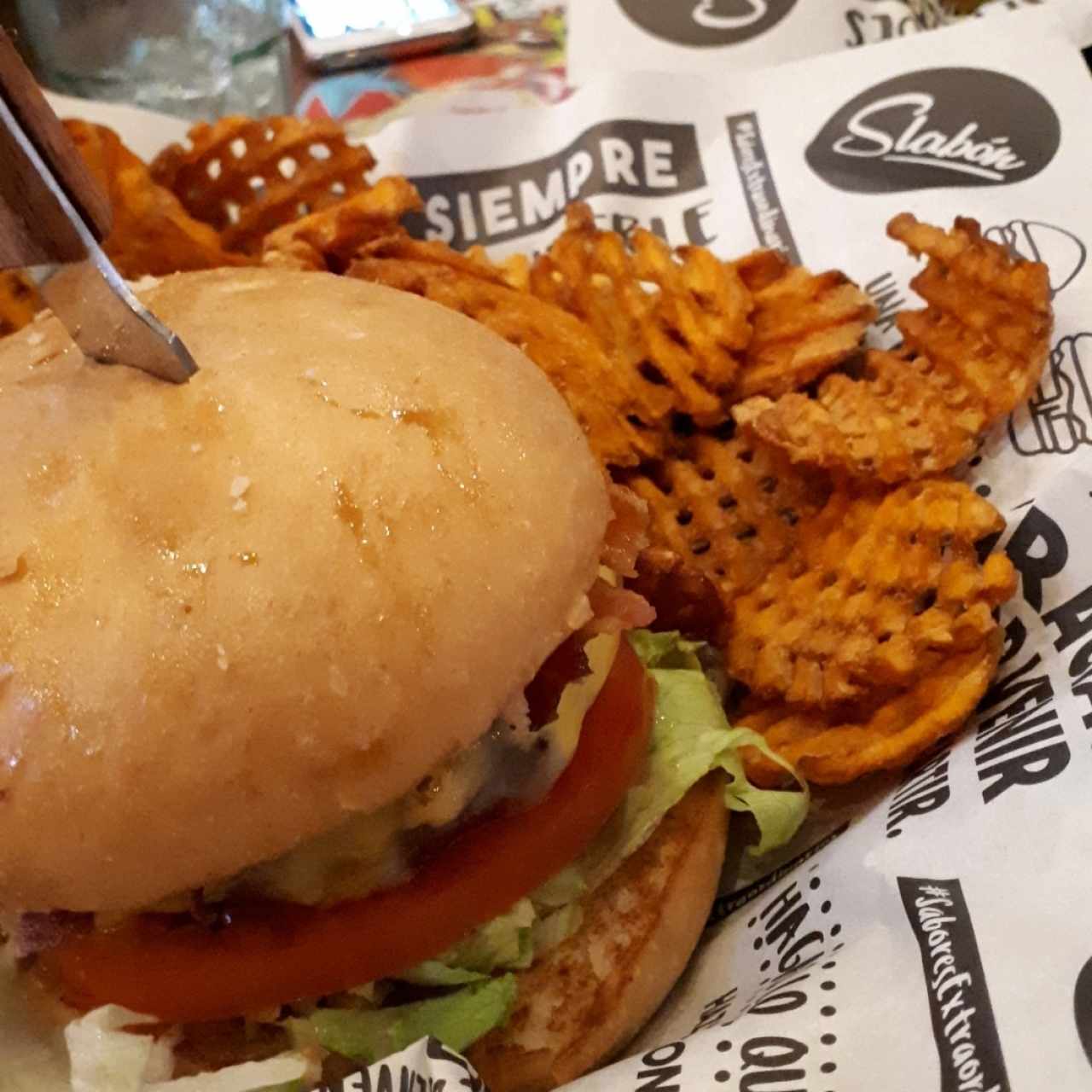 chesse burguer slabon