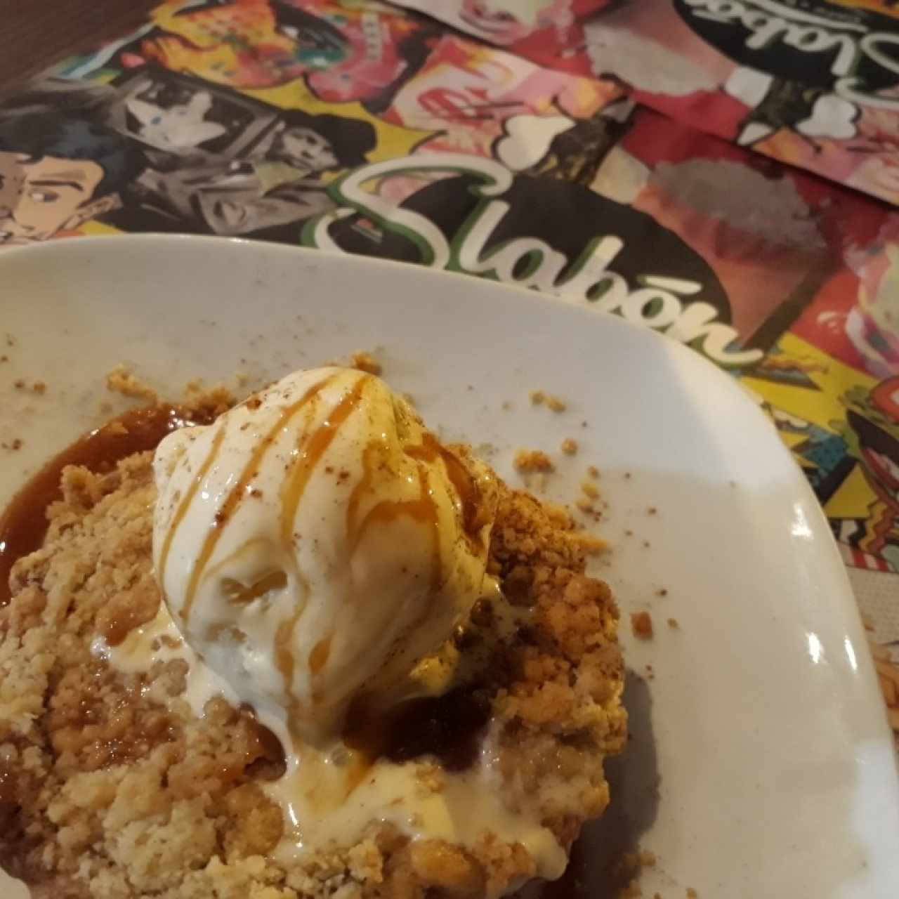 crumble de manzana