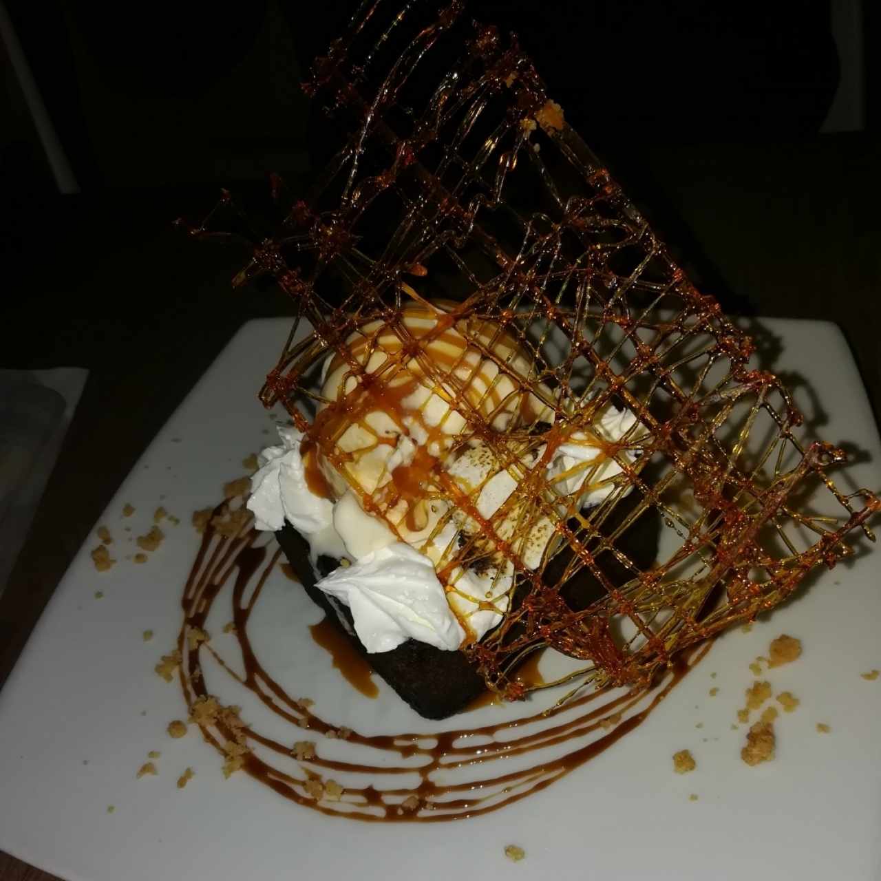 Brownie con Helado