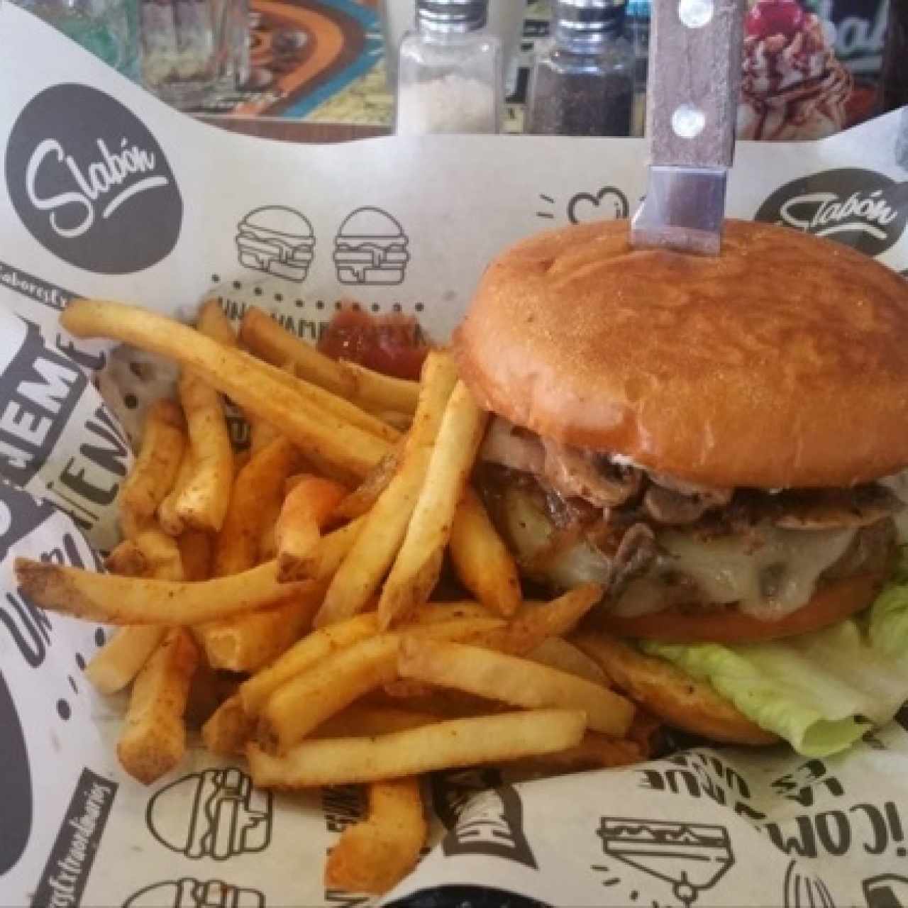 mushroom burger