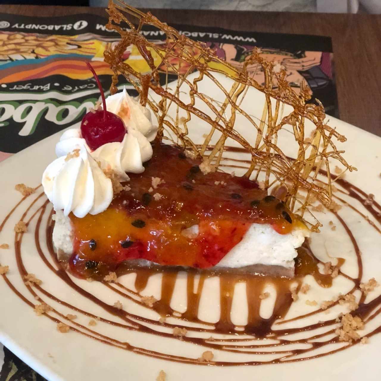 Cheesecake Maracuyá-Fresa