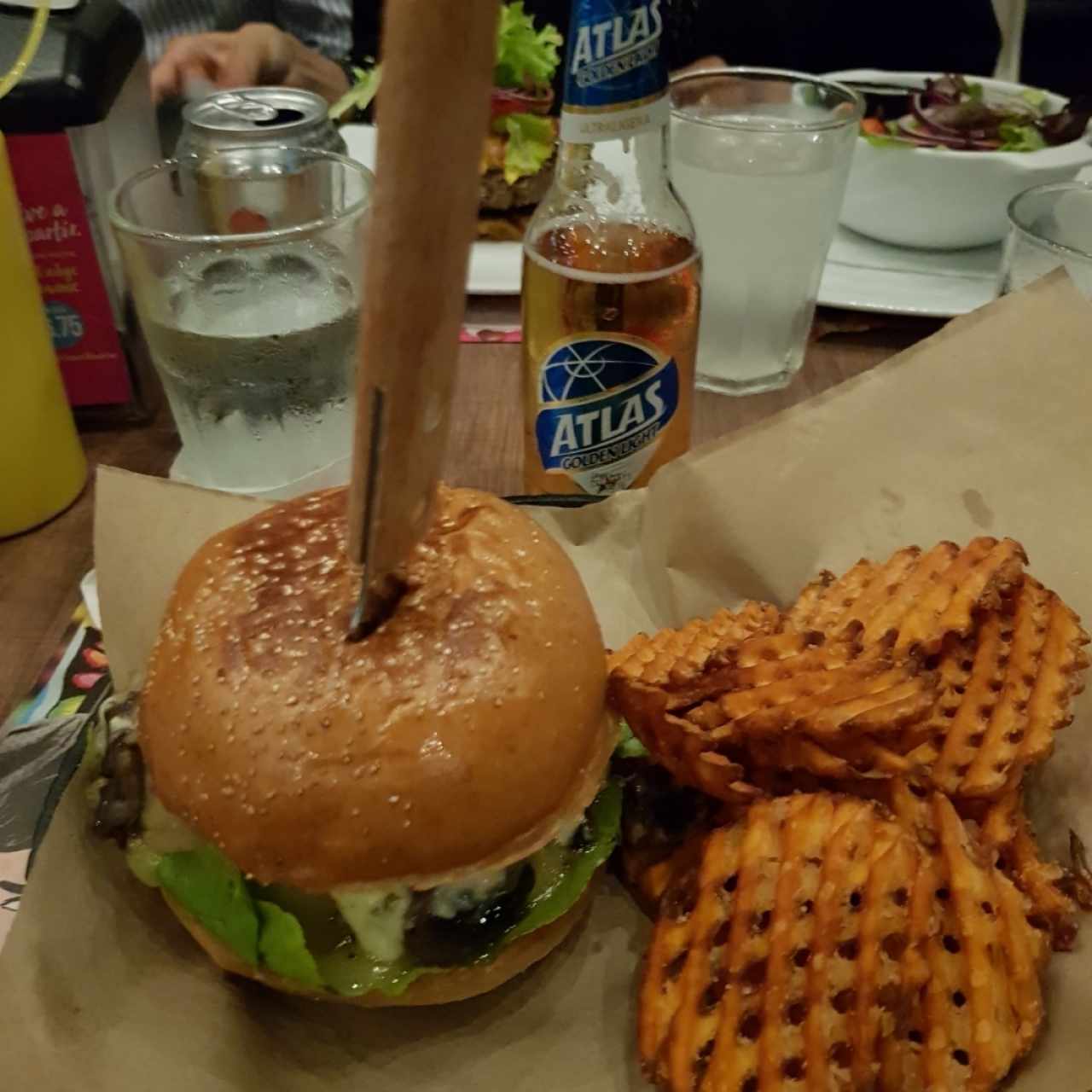 mushroom swiss burguer