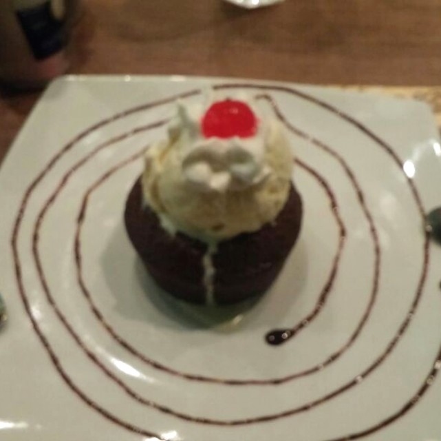 Brownie con Helado