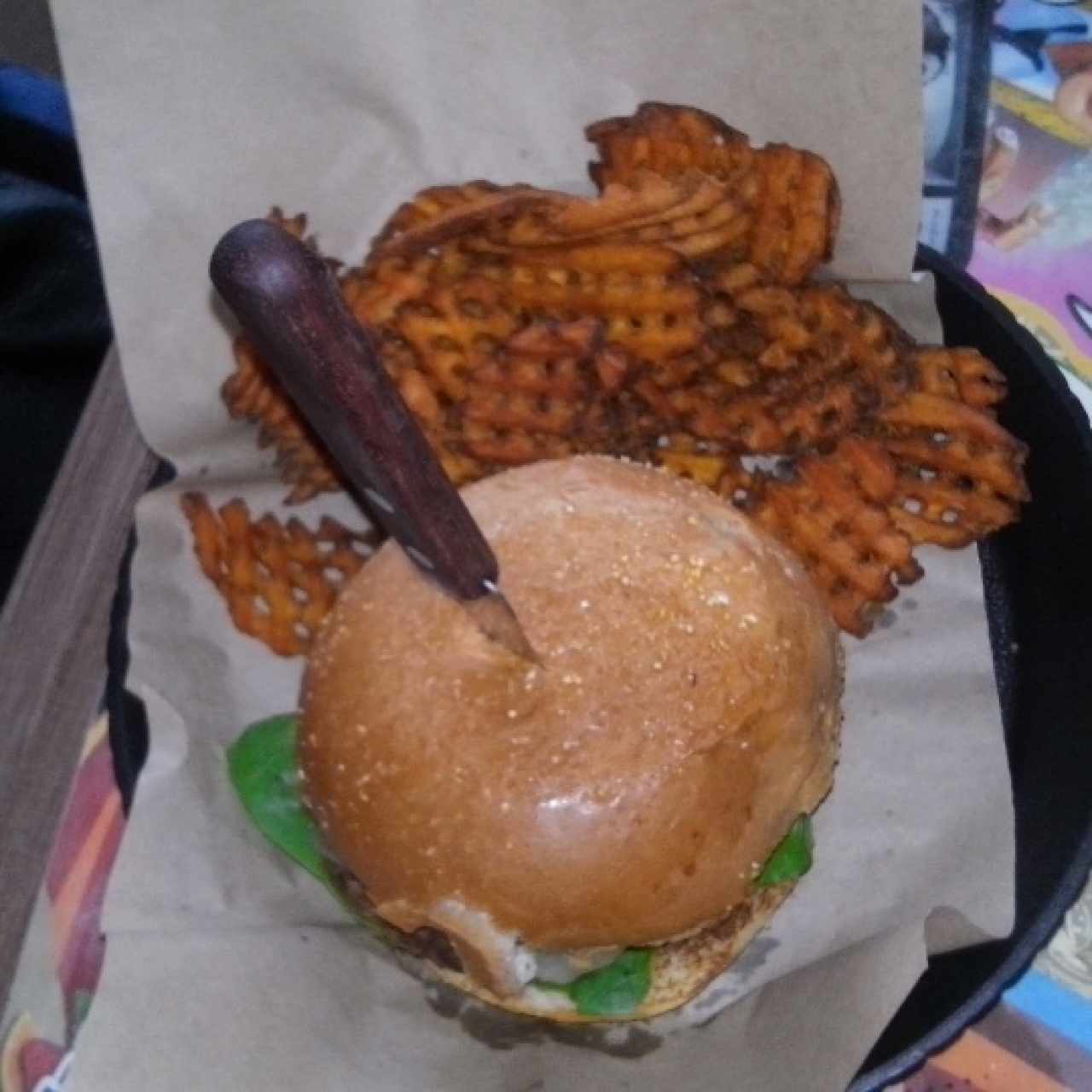 La Madrileña con Chips de Camote