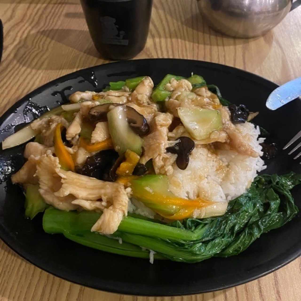 Plato Rapido - Pollo con Hongo