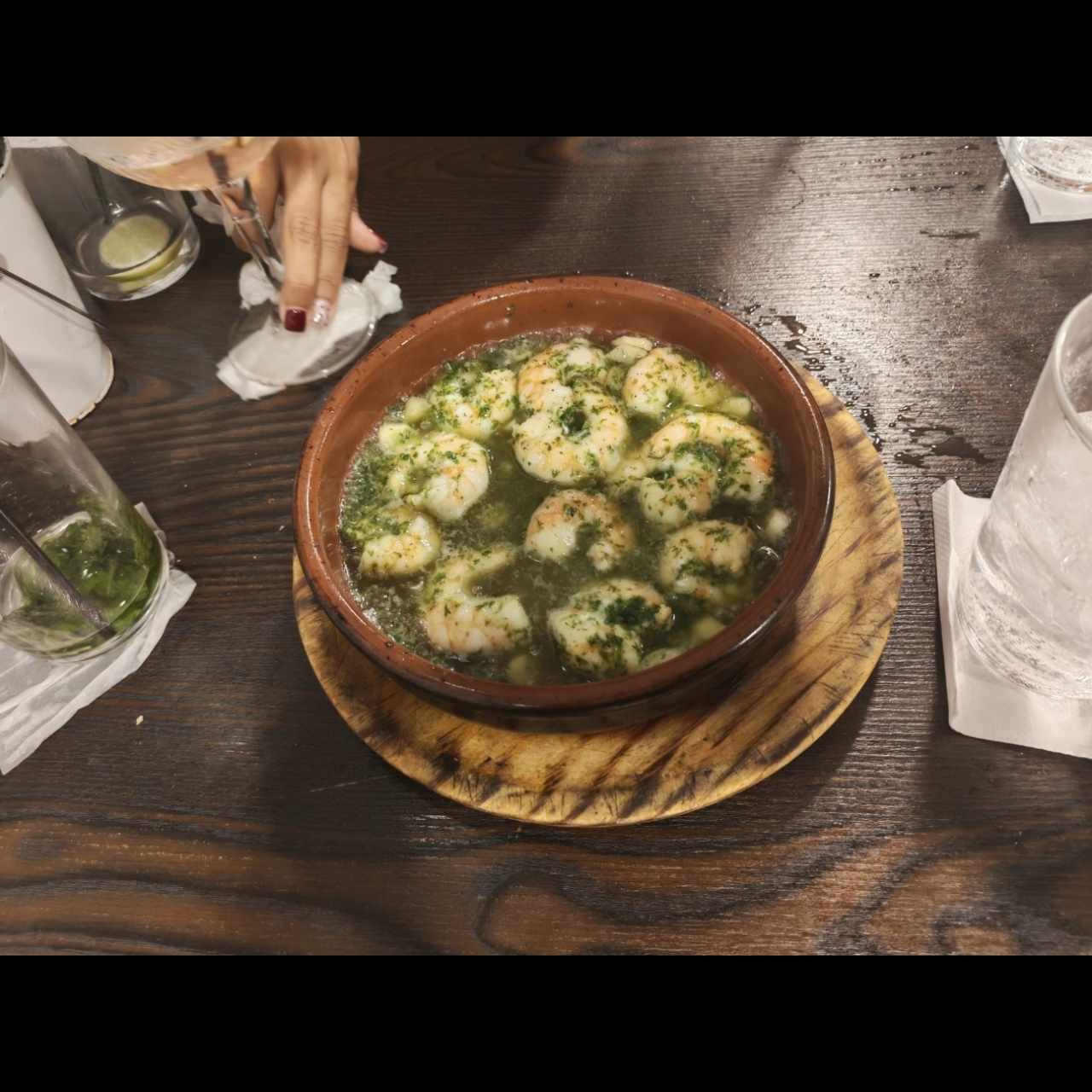Mariscos - Gambas al ajillo