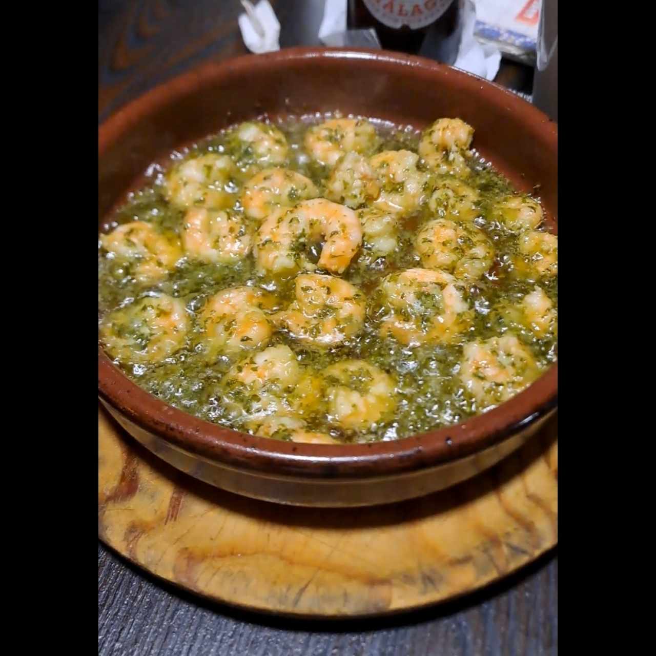 Mariscos - Gambas al ajillo