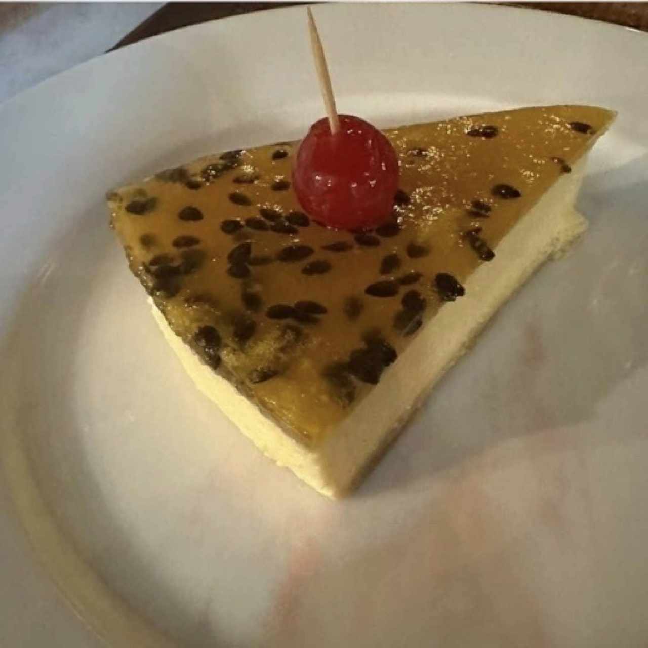 Cheesecake de Maracuyá