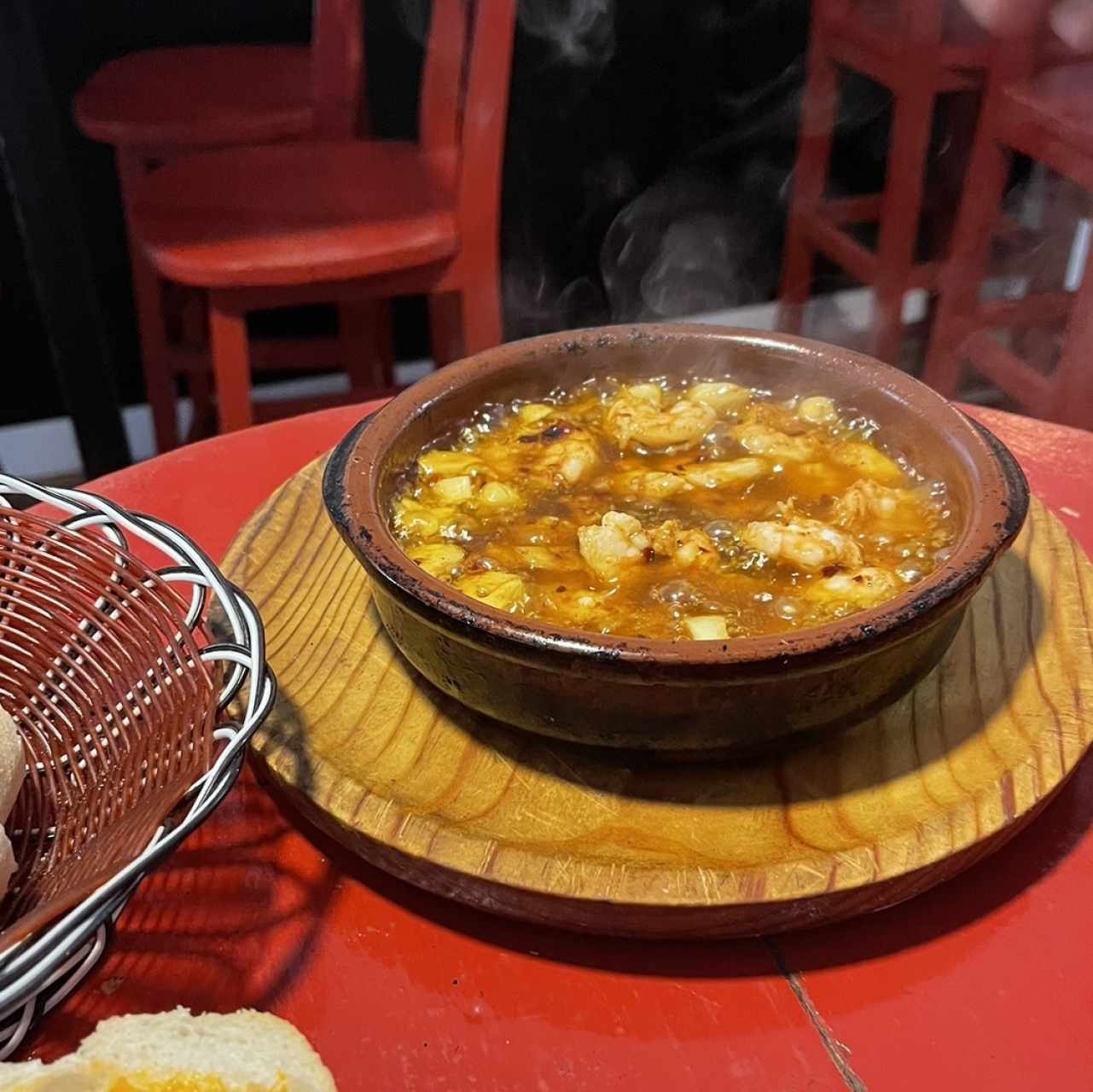 Mariscos - Gambas al pipil