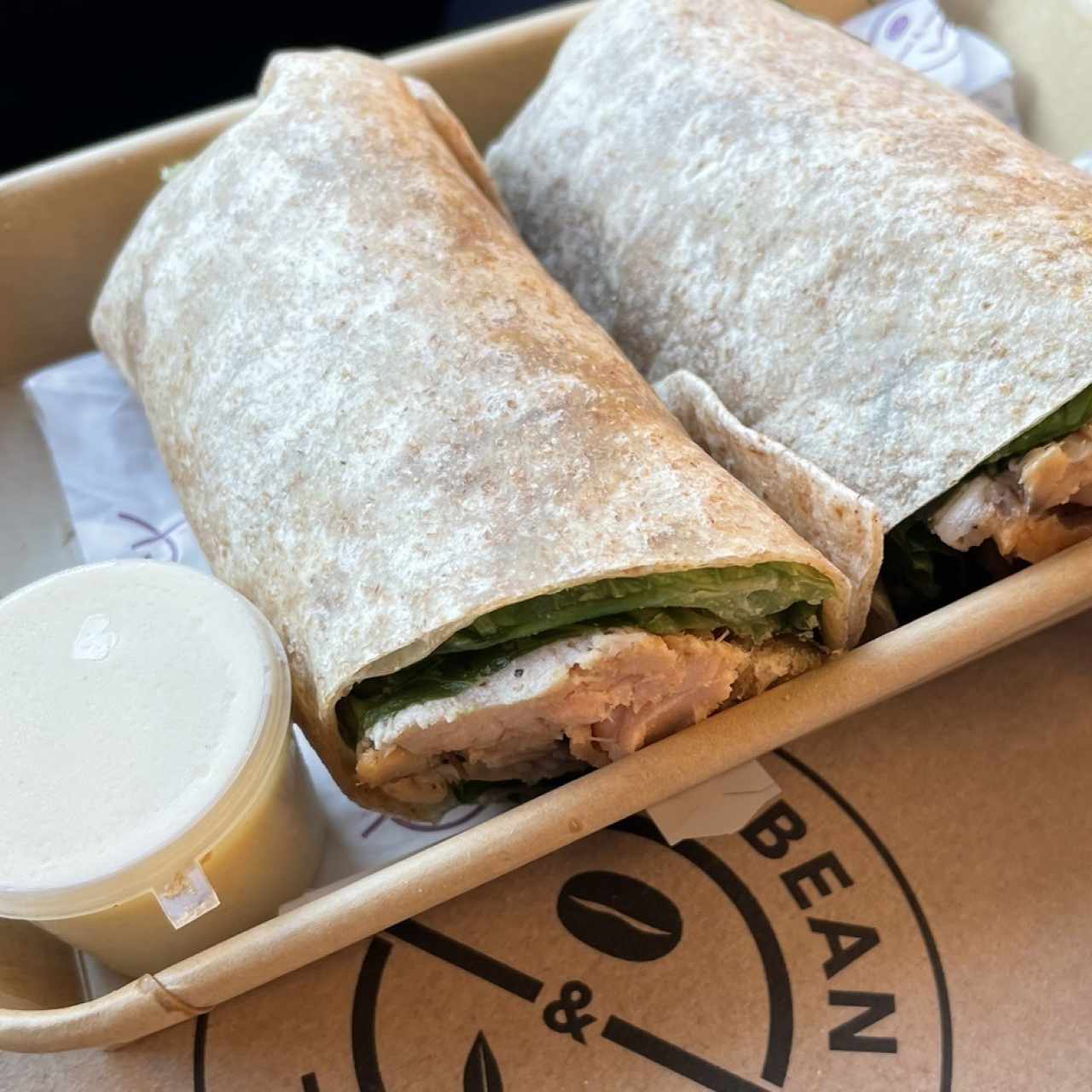 Cesar Salmon Wrap