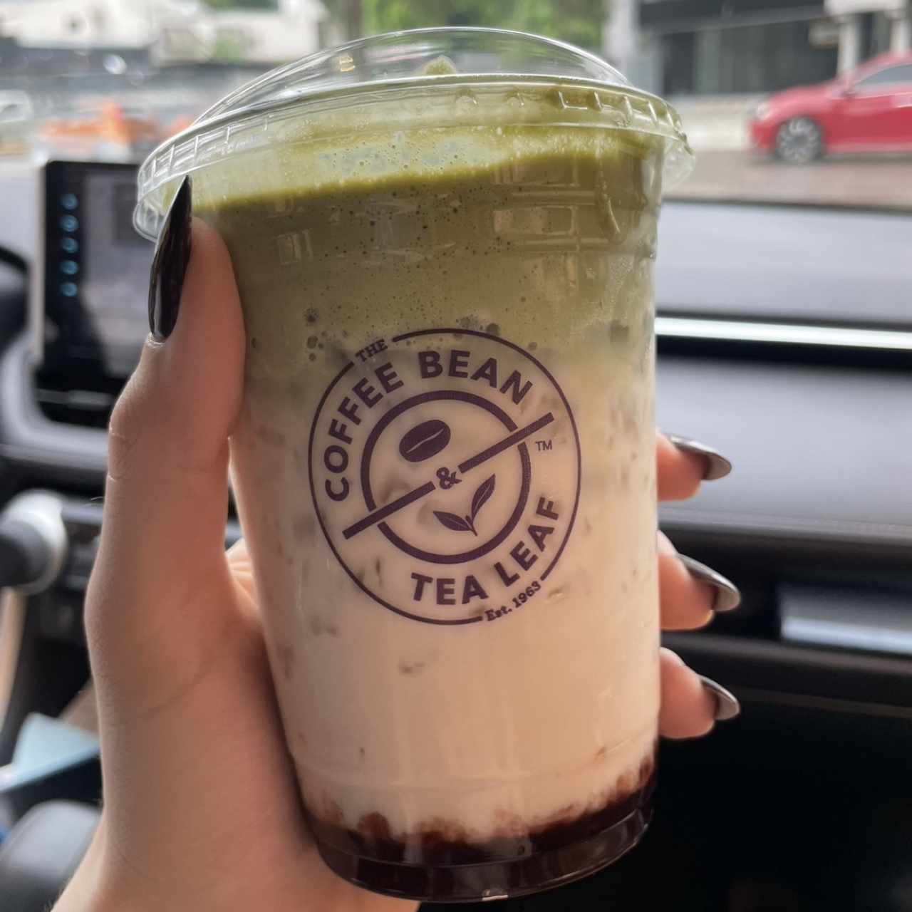 Raspberry Matcha Latte