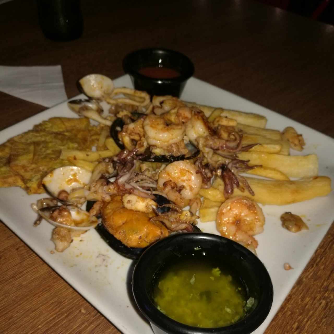 bandeja de mariscos 