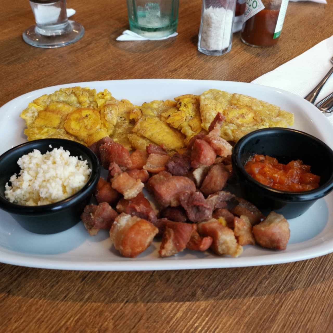 Chicharrón en Patacón