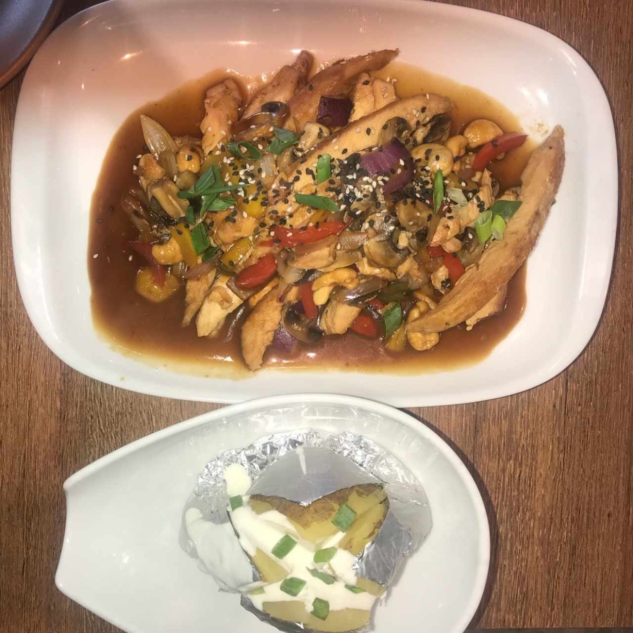 Pollo con salsa pepita de marañón 👍