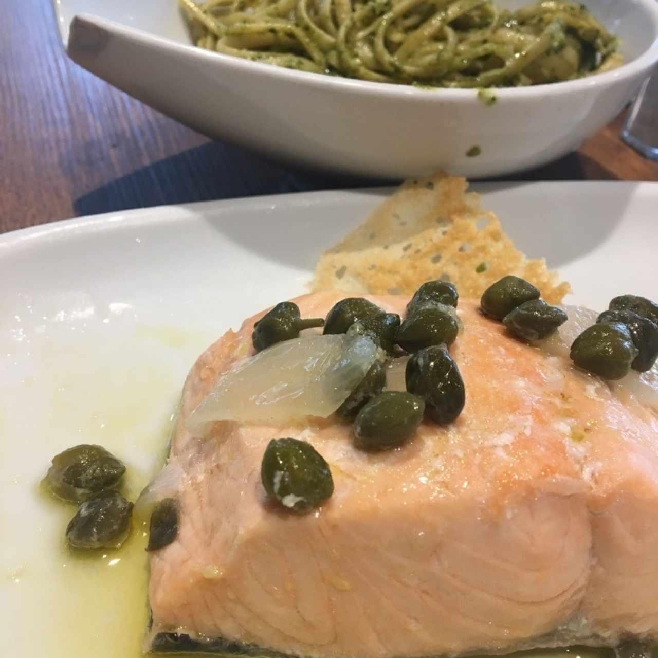 salmón al vapor