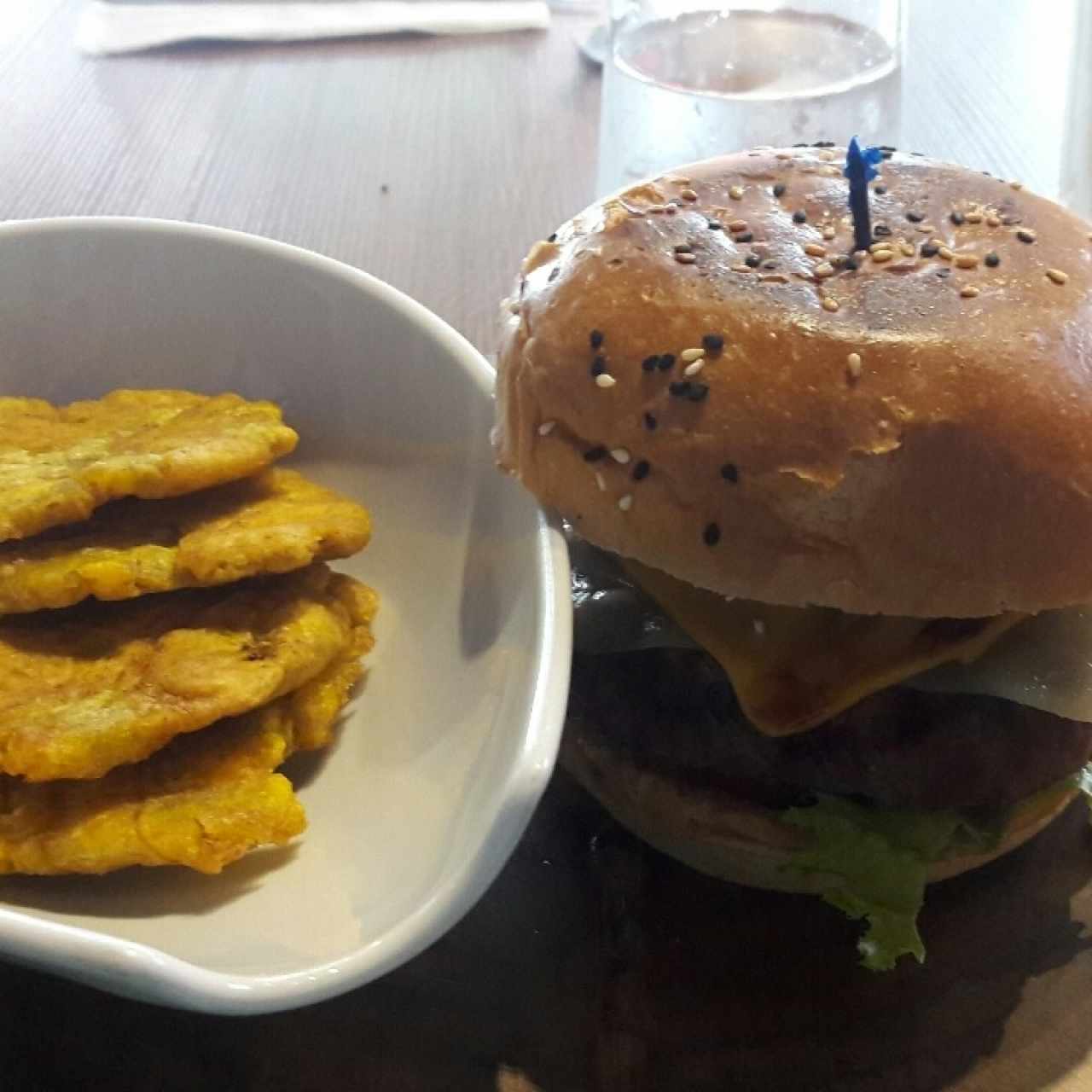 4 cheese burger