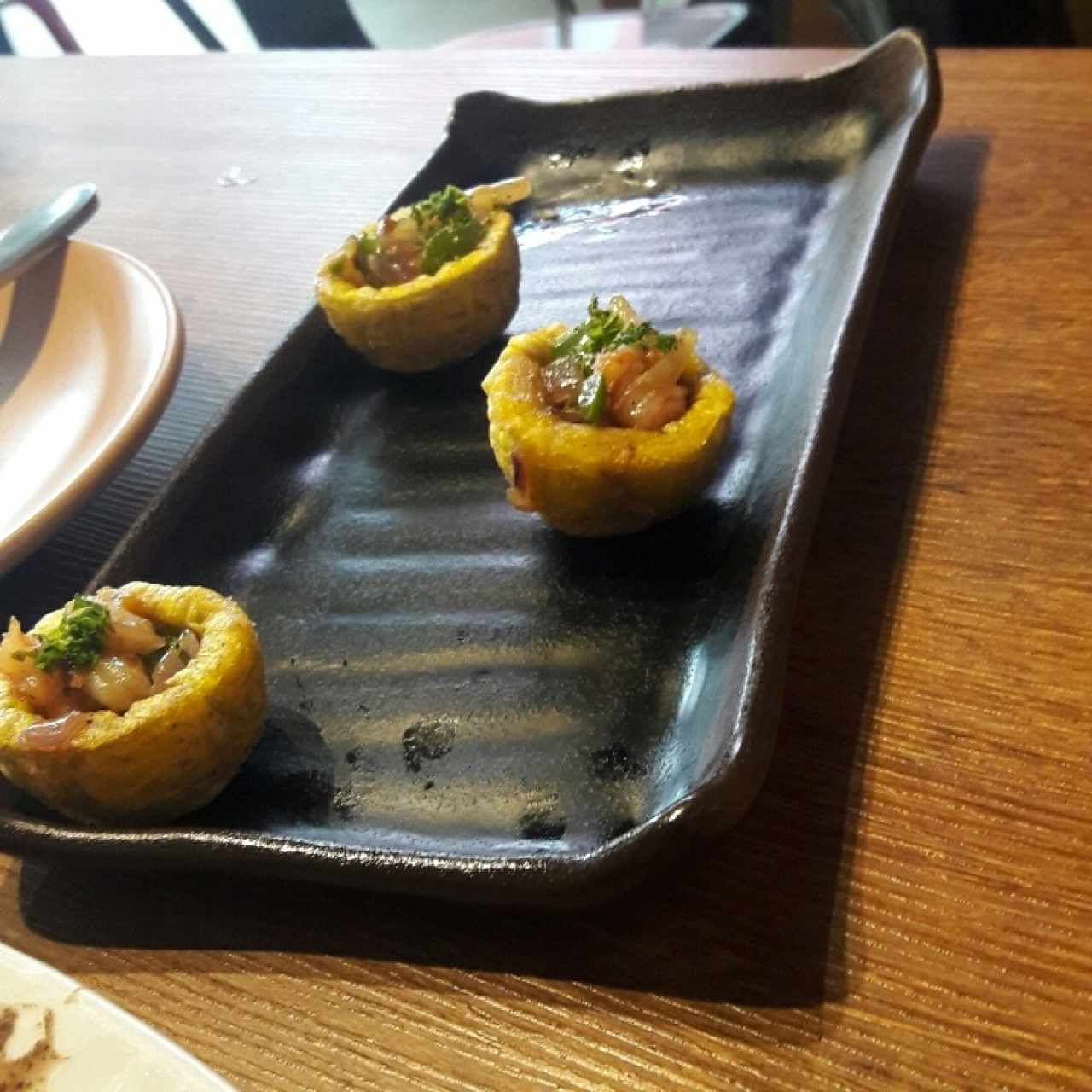 canasta de camarón