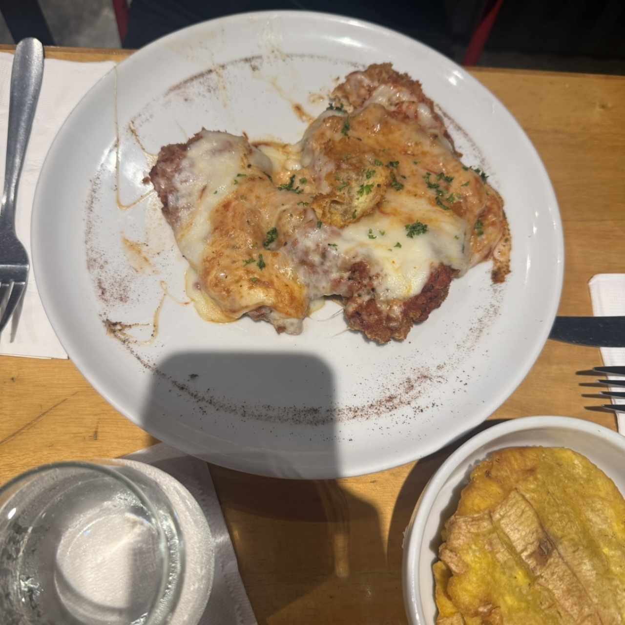 Milanesa con queso 