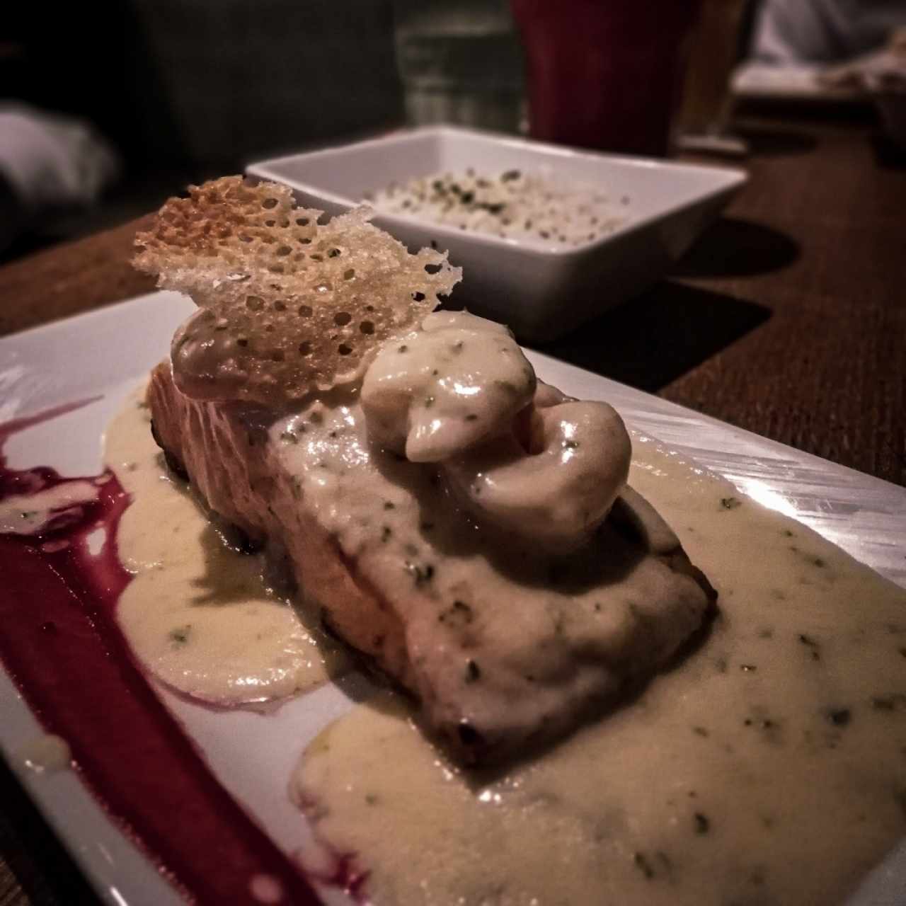 Salmón Santé con arroz blanco 🤘🏽😎