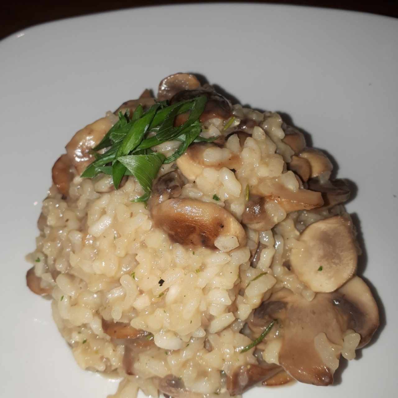 risotto de hongos