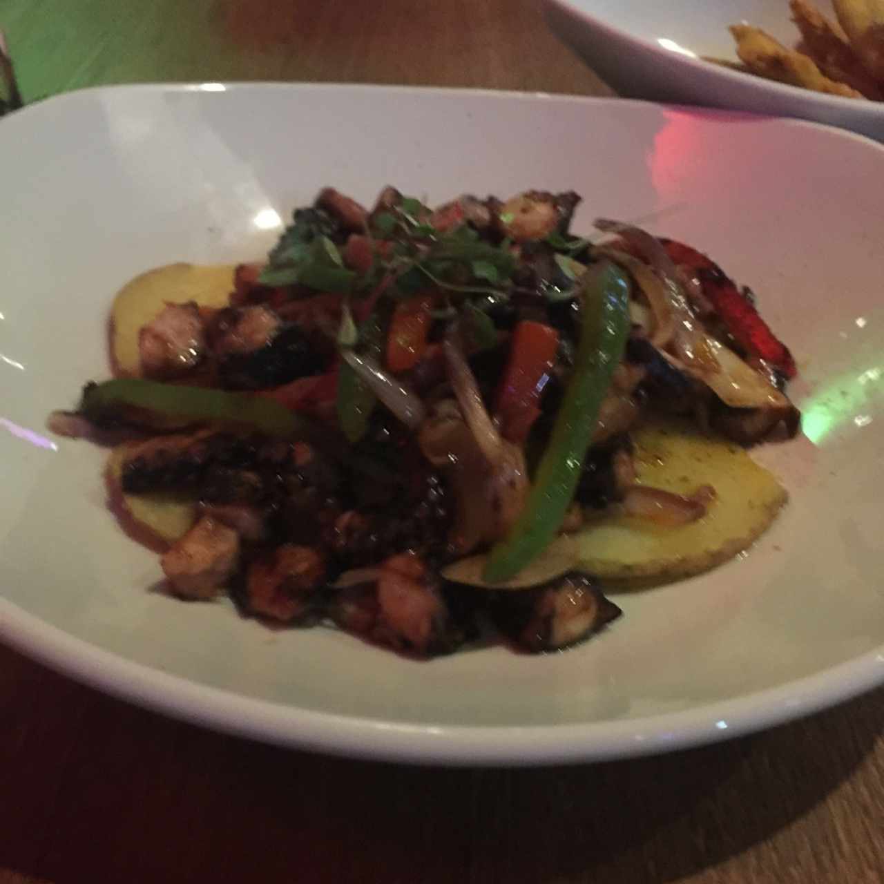 pulpo al carbon