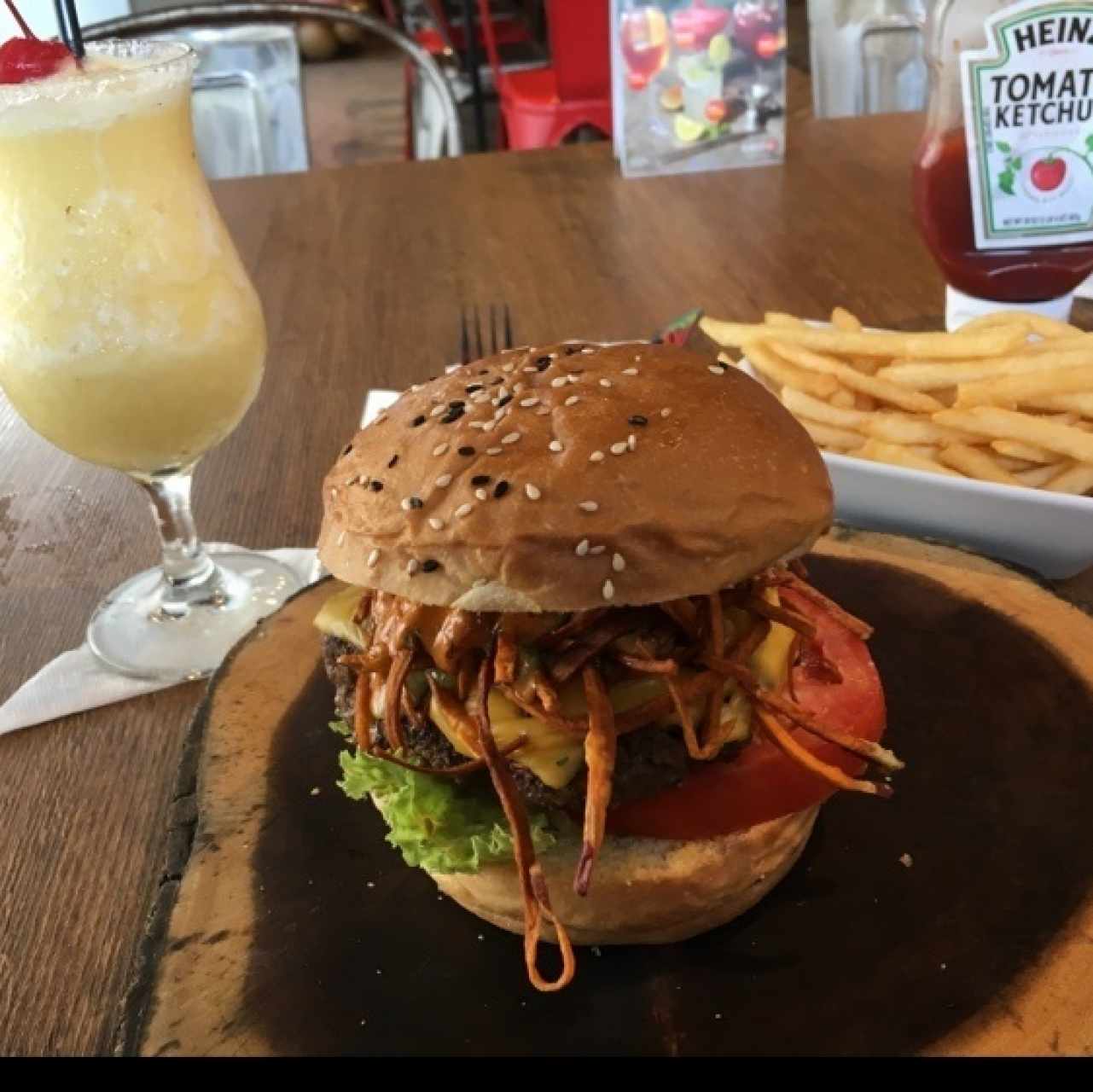 hamburguesa porky cow