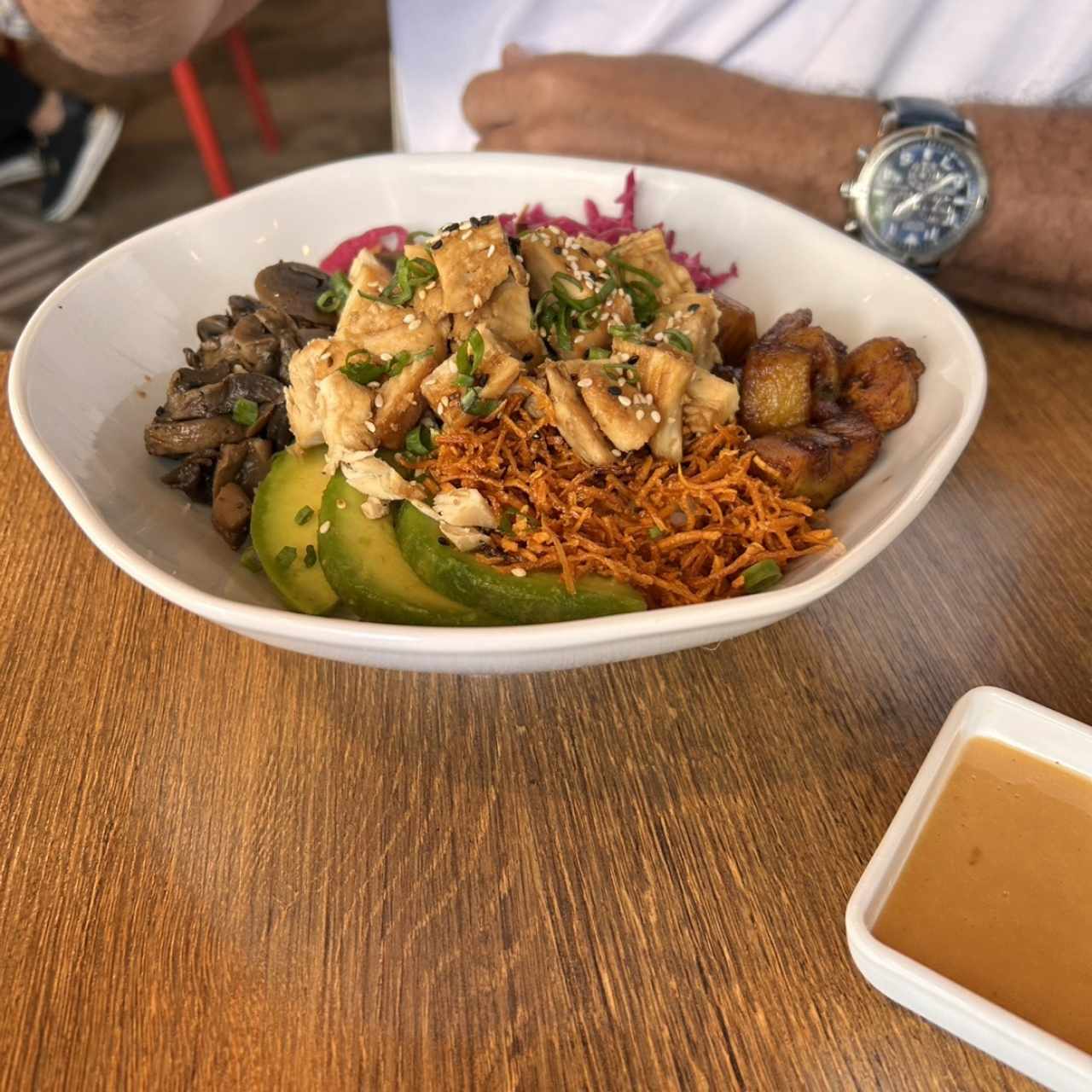 Bowl de pollo agridulce