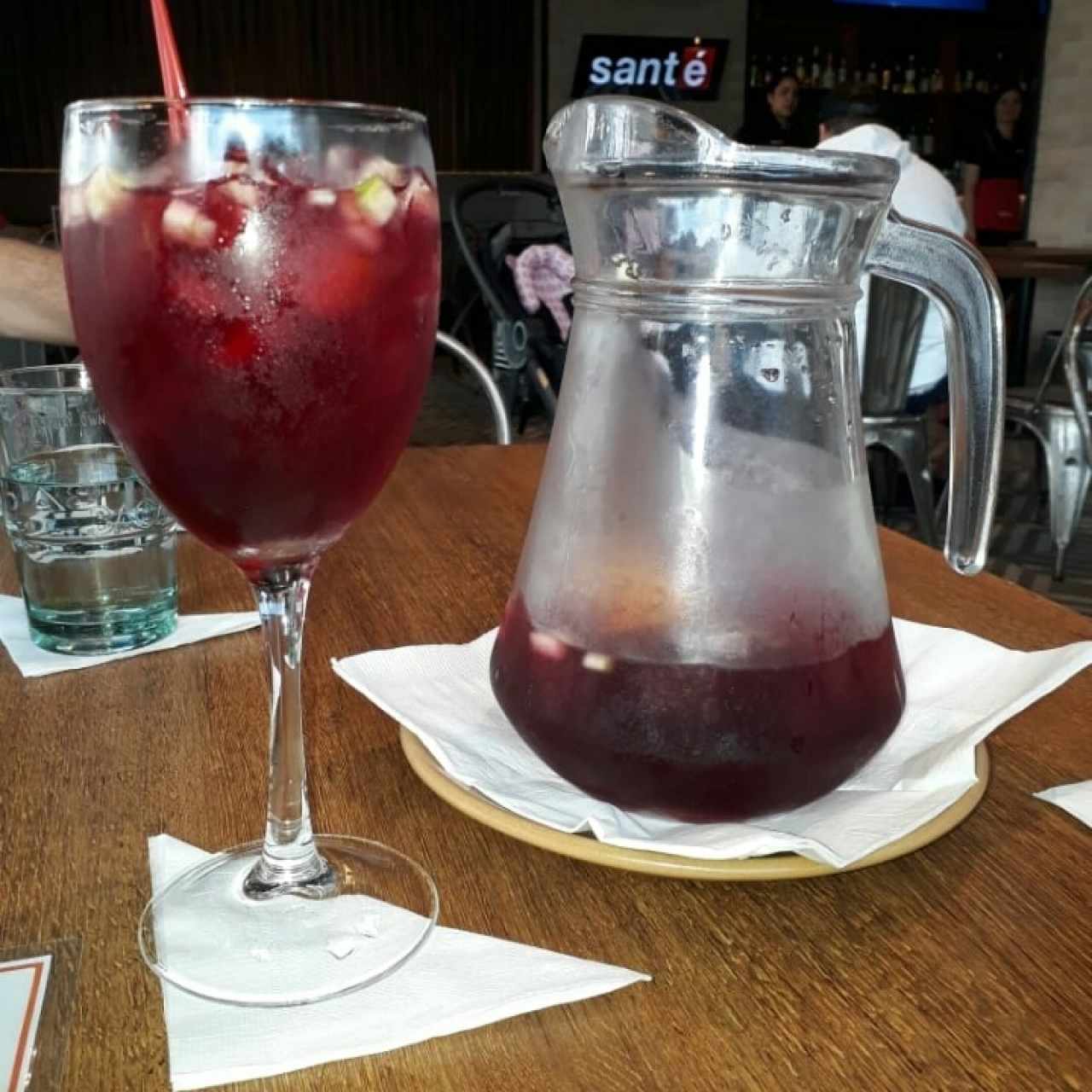 media jarra de sangria