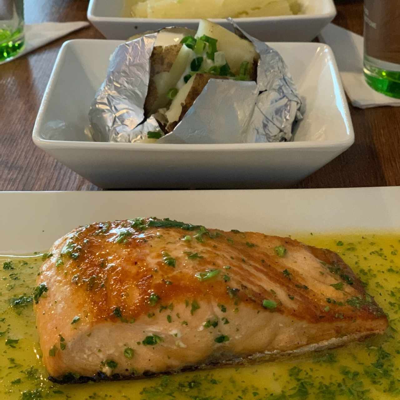 salmon con naranja