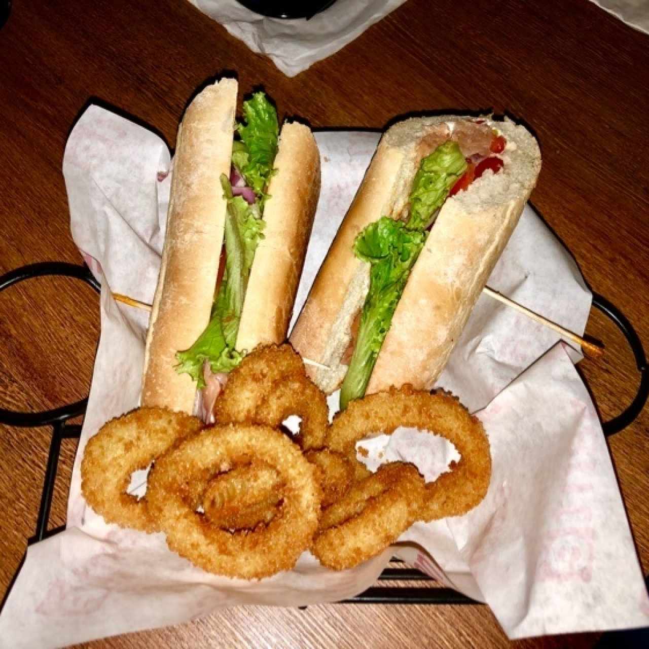 baguette de salmon
