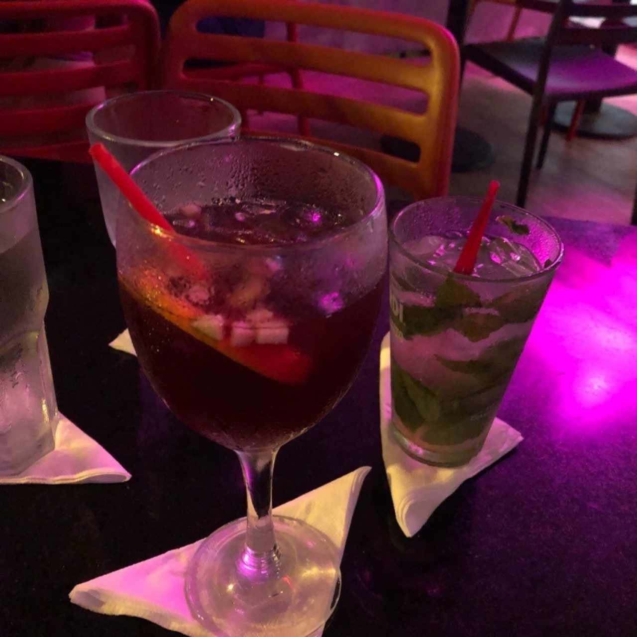 Sangría y Mojito de limón
